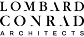 This is a logo for Lombard/Conrad Architects
