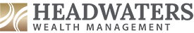 This is a logo for Headwaters Wealth Management