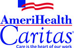 This is a logo for Amerihealth Caritas